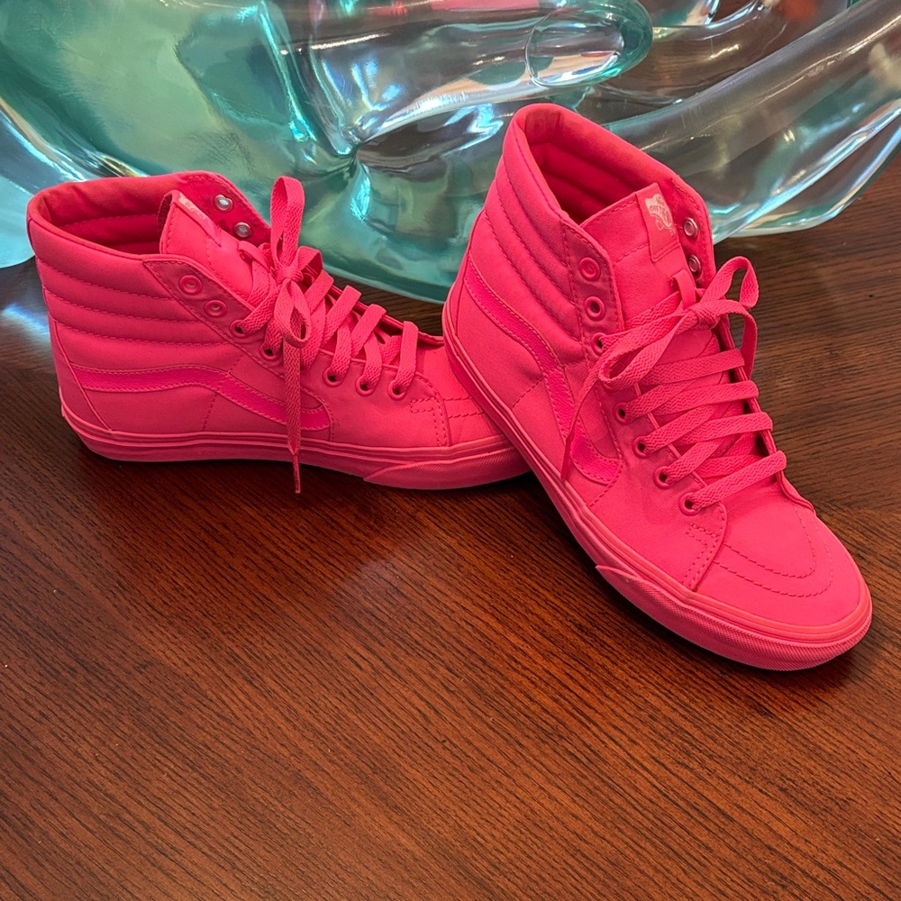 Vans Bold Pink High-Top Sneakers